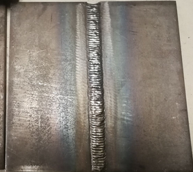 板對板焊接二保焊打低填充作品
